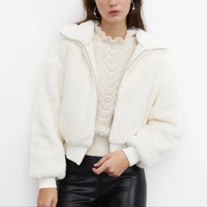 J.ING Cozy Crop Bomber Jacket
